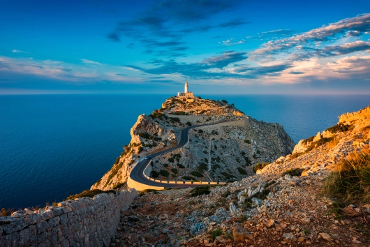 Spanien Mallorca Cap Formentor Leuchtturm