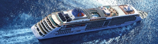 Europa 2 von Hapag Lloyd Kreuzfahrten von oben