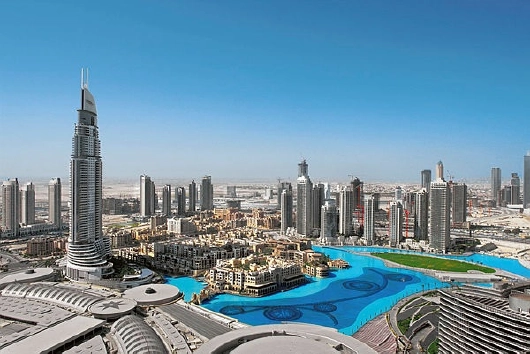 Dubai Blick auf Burj Khalifa