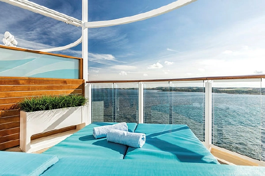 Mein Schiff 5 Blick auf die Entspannungsloge