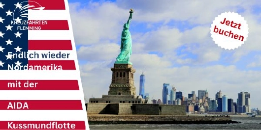 AIDAdiva in Nordamerika ab New York