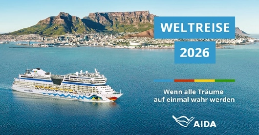 AIDAsol Weltreise 2026