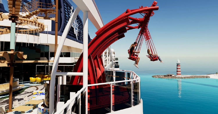MSC World America Schiffsschaukel Cliffhanger