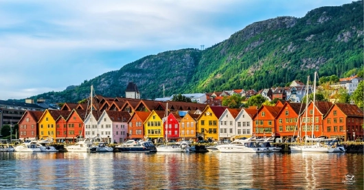 Nordeuropa Norwegen Bergen