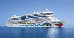 AIDAdiva Seitenansicht auf See