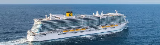 Costa Smeralda auf See