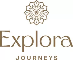 Explora Journeys Logo in Gold klein Explora Journeys Logo in Gold klein