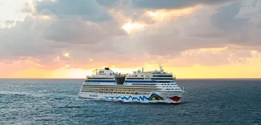 AIDAluna Schiff auf See