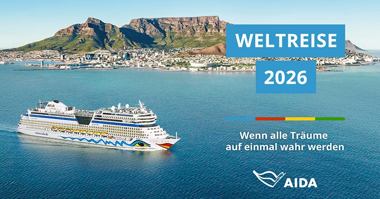 AIDAsol Weltreise 2026 AIDAsol Weltreise 2026