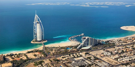 Dubai Blick auf das Hotel Burj al Arab