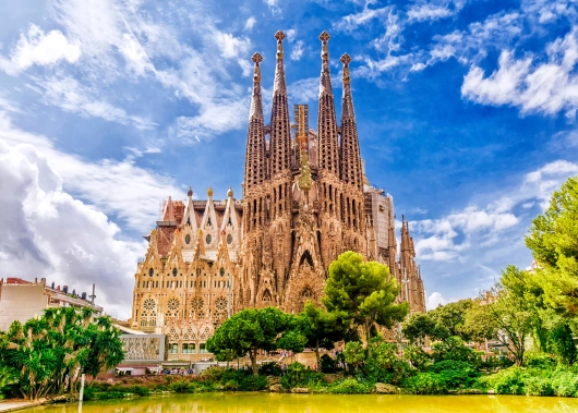 Sagrada Familia in Barcelona Spanien