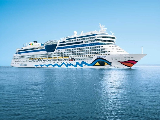 AIDAstella Schiff auf See