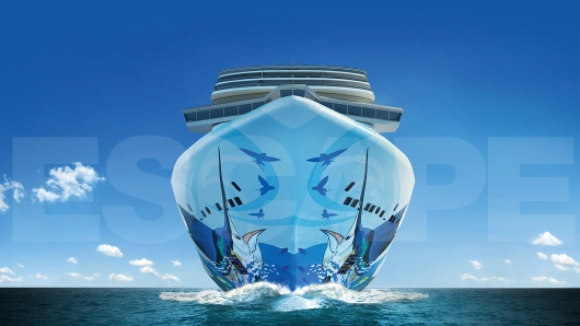 NCL Escape Blick auf den Bug