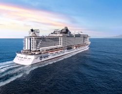 MSC Seaview Schiff auf See