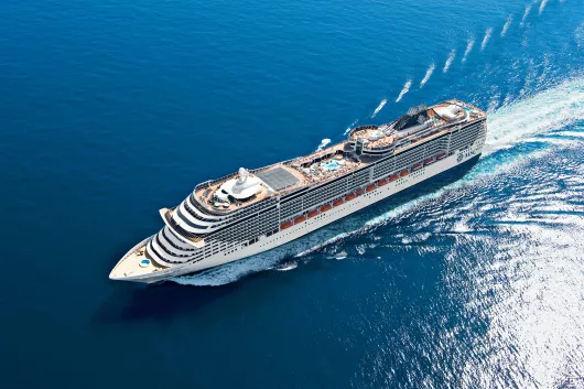 MSC Fantasia Schiff auf See