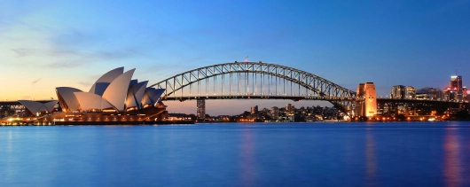kreuzfahrten-flemming-australien-sidney Harbour Bridge in Sydney Australien